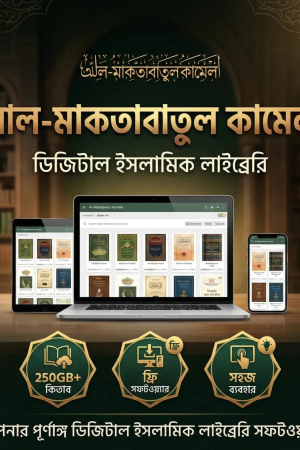 ডিজিটাল ইসলামিক লাইব্রেরি | আল-মাকতাবাতুল কামেলা | ২৫০GB+ কিতাব একসাথে!